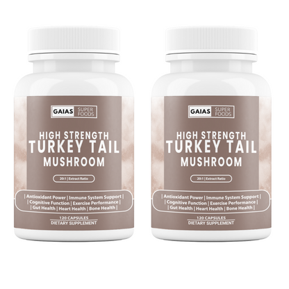 Turkey Tail Mushroom-Immune System Boost | Extract | 120 Capsules